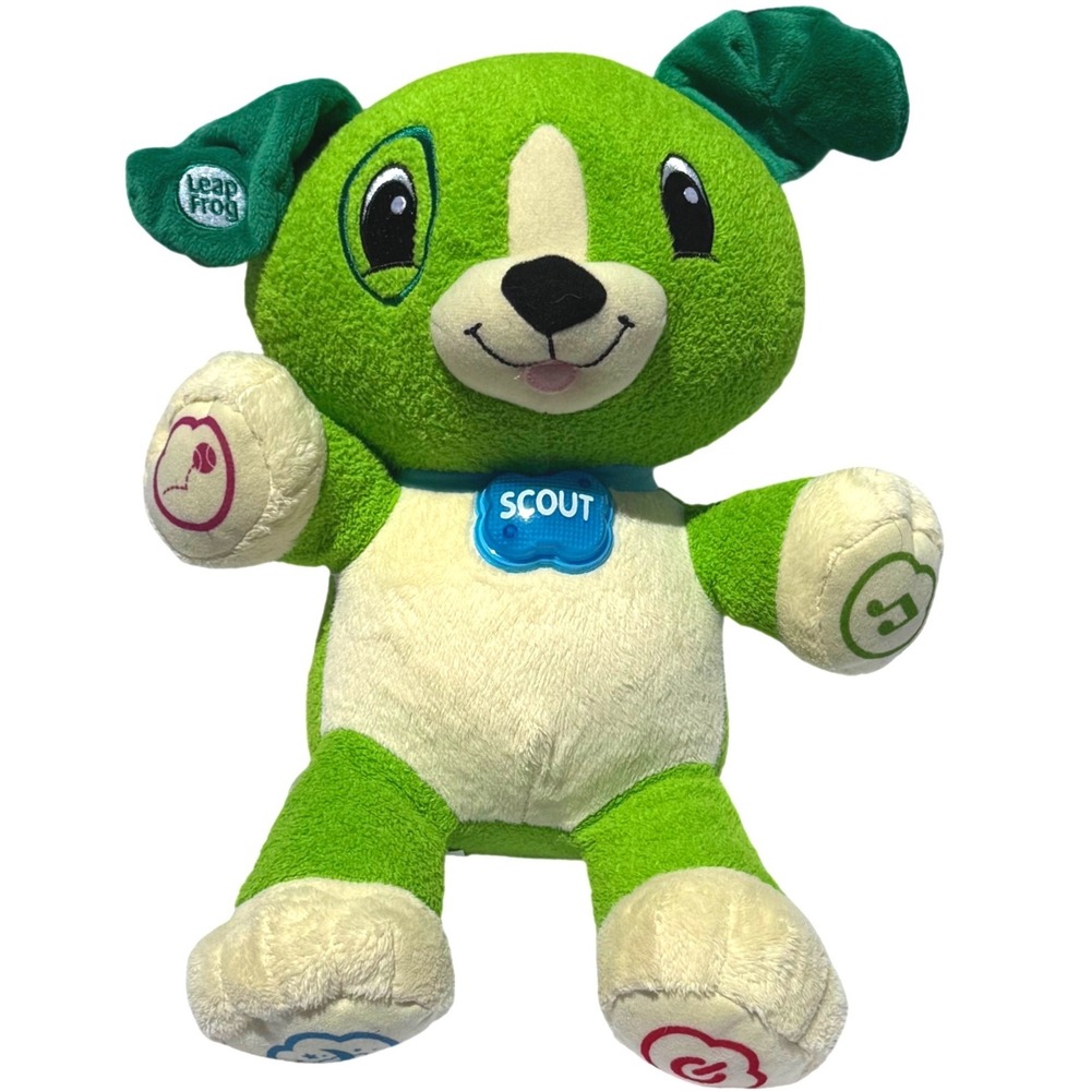 LeapFrog My Pal Scout Interactive Learning Plush Puppy Toy Green 19156